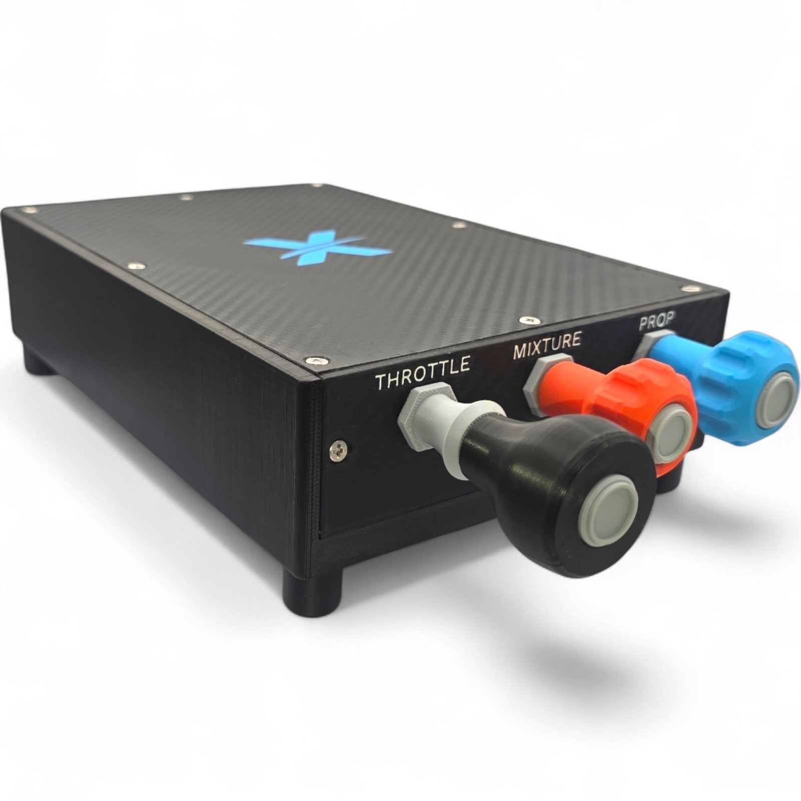 Flight Simulator Throttle Quadrant Throttle, Mixture, Prop - General Aviation Cockpit Controls (MSFS, X-Plane, Aerofly, Prepar3D) - Project-X